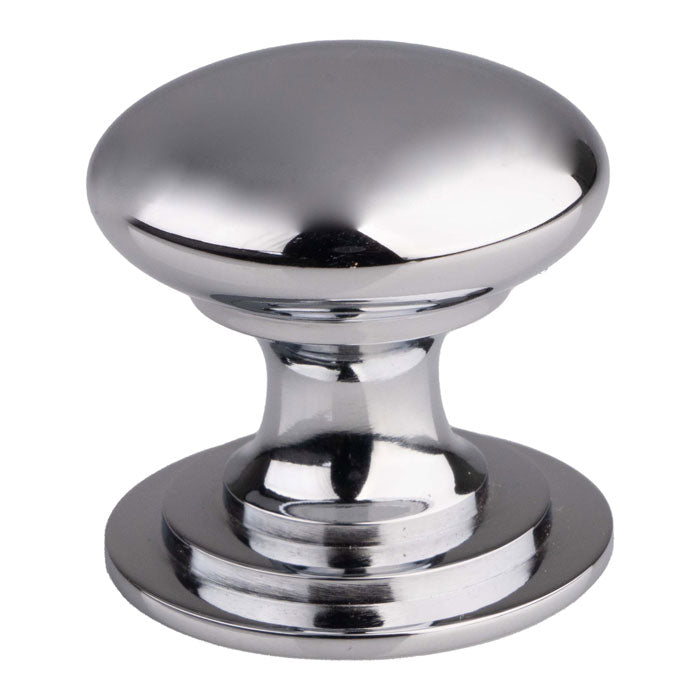 Victorian Cupboard Knob (One Piece) 42Mm - Polished Chrome 42 ( 42 )