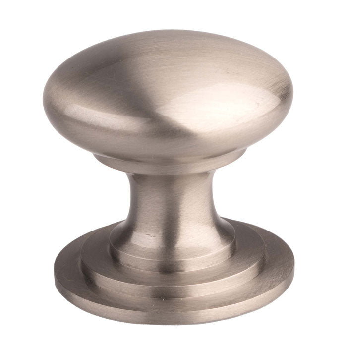 Victorian Cupboard Knob (One Piece) 42Mm - Stainless Steel Effect 42 ( 42 )