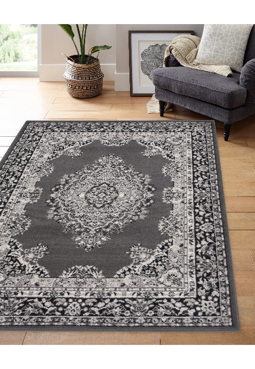 Maestro Traditional Rug Grey 160x230cm