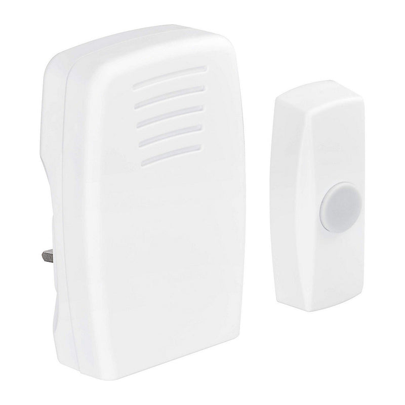Masterplug Plug-in DoorBell 30 Metre Range - BDCPL30-MP - Perfect for Home and Office