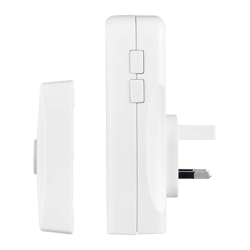 Masterplug Plug-in DoorBell 30 Metre Range - BDCPL30-MP - Perfect for Home and Office