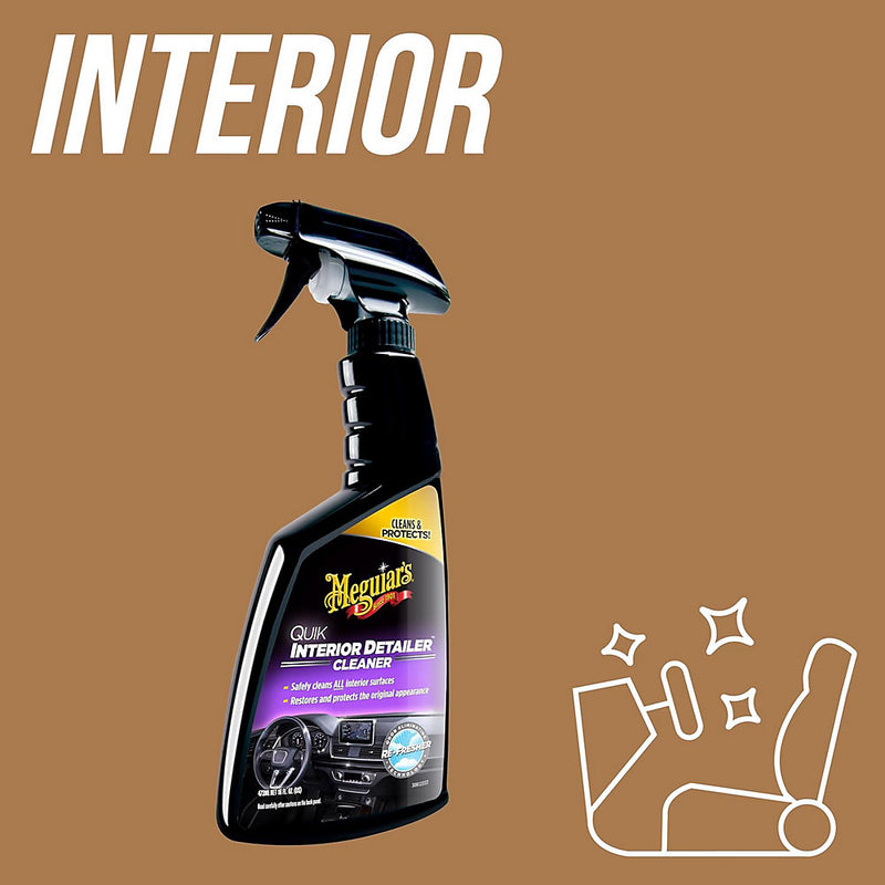 Meguiar's Quik Interior Detailer Cleaner 473ml G13616EU