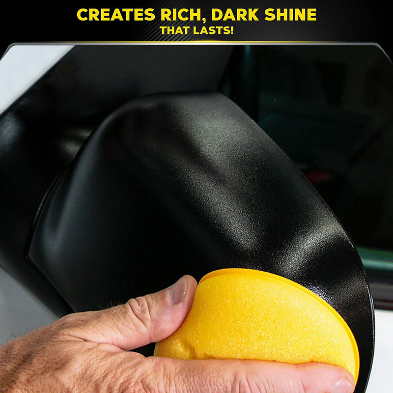 Meguiar's Ultimate Black Plastic Restorer Trim Shine Vehicle Interior Exterior