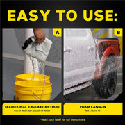 Meguiars G250464EU Watermelon Bubblegum Scented Car Wash Snow Foam Shampoo 1.89L