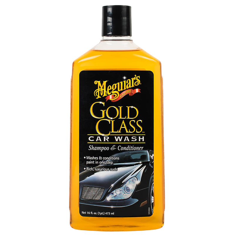 Meguiars Gold Class Car Wash Shampoo & Conditioner Rich, Luxurious Subs 473ml