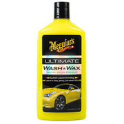 Meguiars Ultimate Wash & Wax Shampoo Removes Dirt Deep Glossy Waxed Shine 473ml