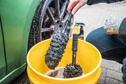Meguiars Wheel Rim Cleaning Brush Microfibre Non Scratch Cleaning Large X1901EU
