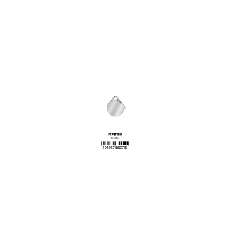 I TAG YOU - SMALL ROUND TAG  (CHROME)