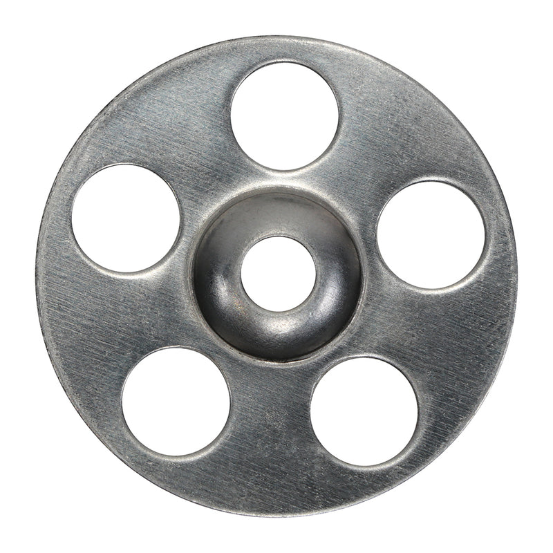 TIMCO Metal Insulation Discs Silver