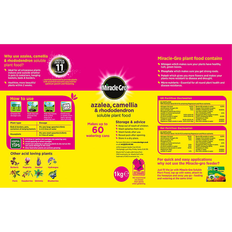 Miracle-Gro Ericaceous Plant feed 1kg