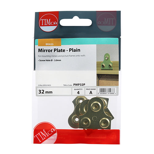 TIMCO Mirror Plates