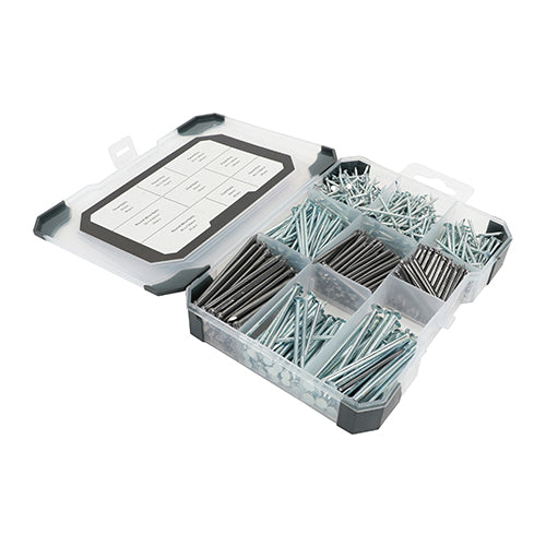 TIMCO Pins & Nails Mixed Tray - 495pcs