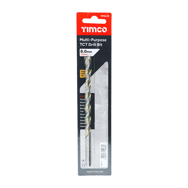TIMCO TCT Multi-Purpose Drill Bits