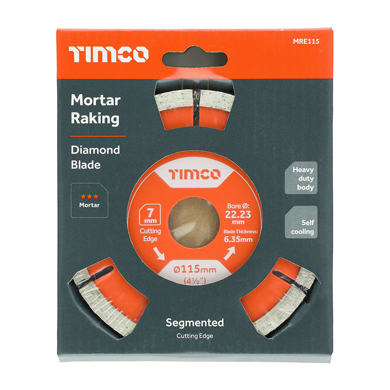 TIMCO General Purpose Mortar Raking Diamond Blade