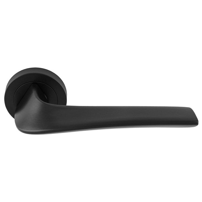 Master Lever On Concealed Fix Round Rose Ner (Matt Black) - Matt Black