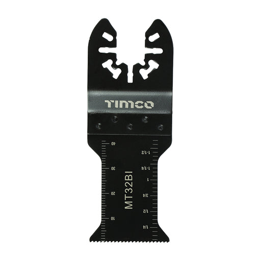 TIMCO Multi-Tool Fine Cut Blade For Wood/Metal Bi-Metal — Blister Pack