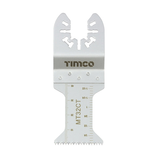 TIMCO Multi-Tool Coarse Cut Blade For Wood Carbon Steel — Blister Pack