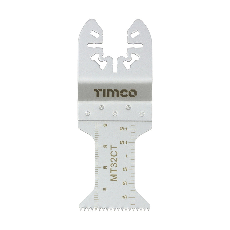 TIMCO Multi-Tool Coarse Cut Blade For Wood Carbon Steel — Blister Pack