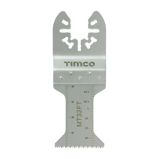 TIMCO Multi-Tool Fine Cut Blade For Wood Carbon Steel — Blister Pack