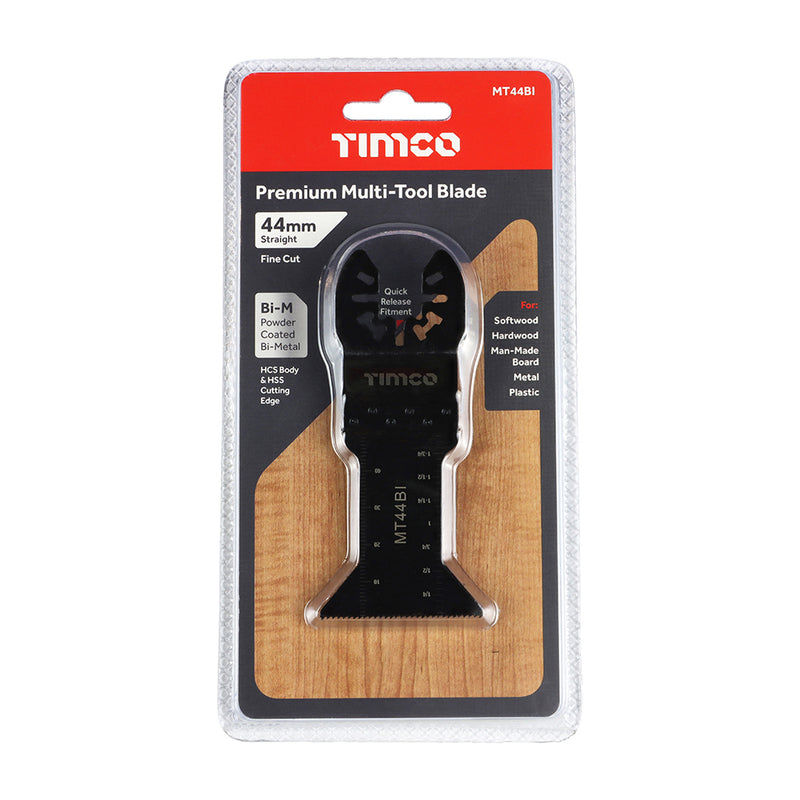 TIMCO Multi-Tool Fine Cut Blade For Wood/Metal Bi-Metal - 10mm