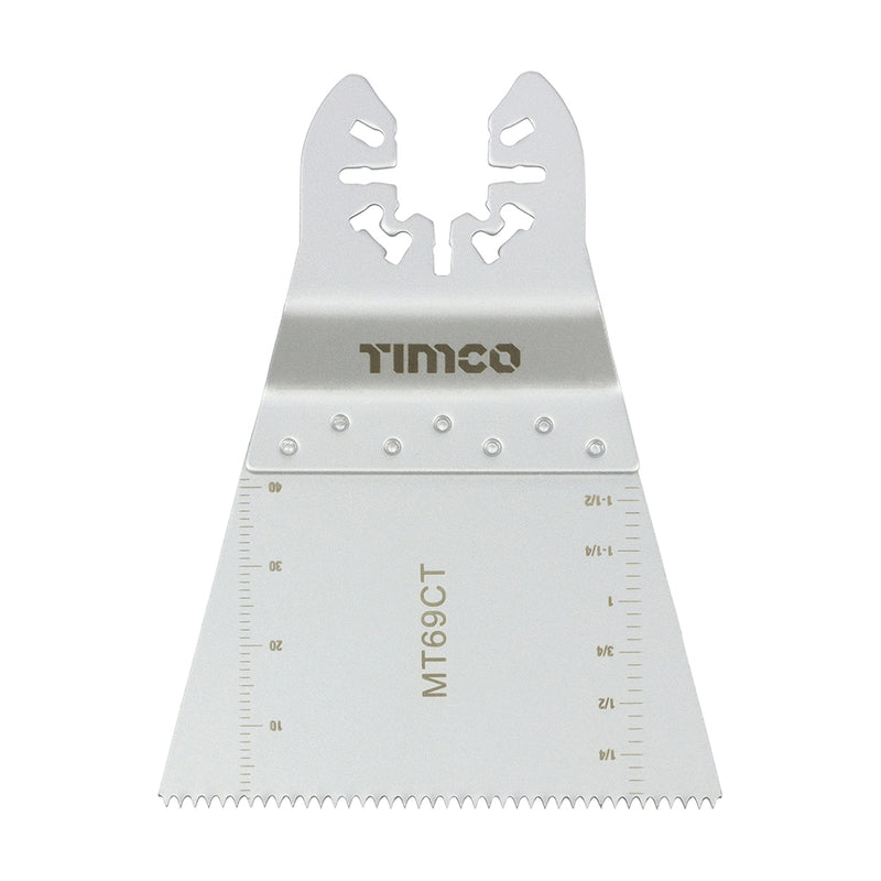 TIMCO Multi-Tool Coarse Cut Blade For Wood Carbon Steel — Blister Pack