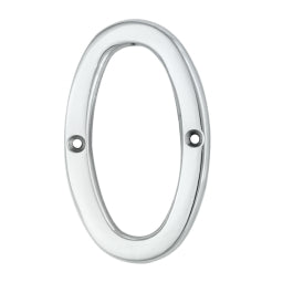 Numeral Face Fix (No.0) - Polished Chrome 76MM
