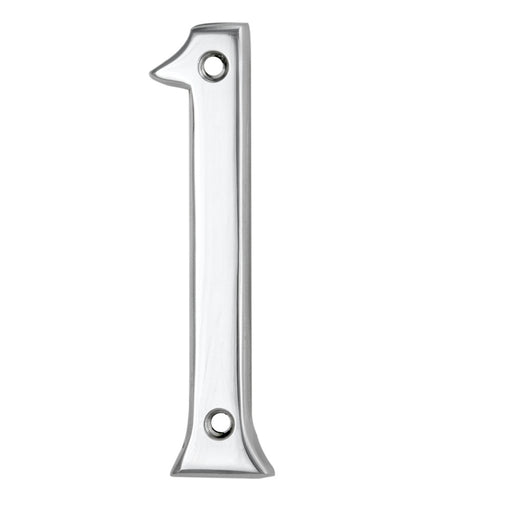 Numeral Face Fix (No.1) - Polished Chrome 76MM