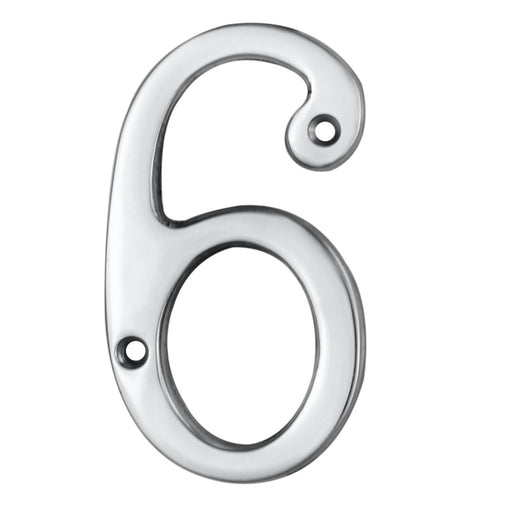 Numeral Face Fix (No 6/9) - Polished Chrome 76MM