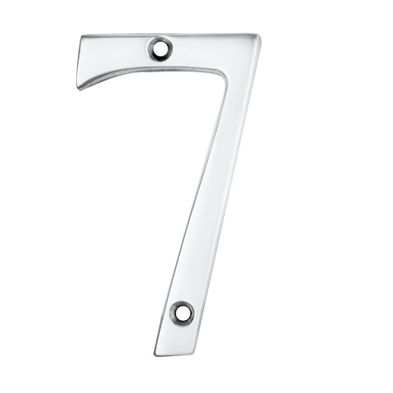Numeral Face Fix (No.7) - Polished Chrome 73mm