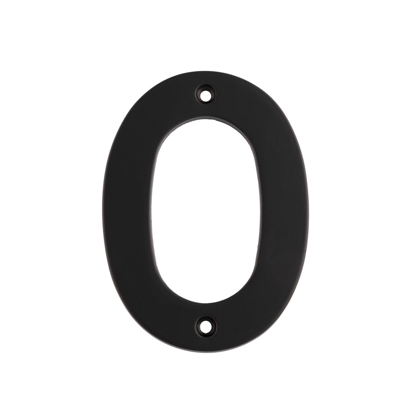 100 X 72 X 5Mm - Number 0 - Face Fix - Matt Black