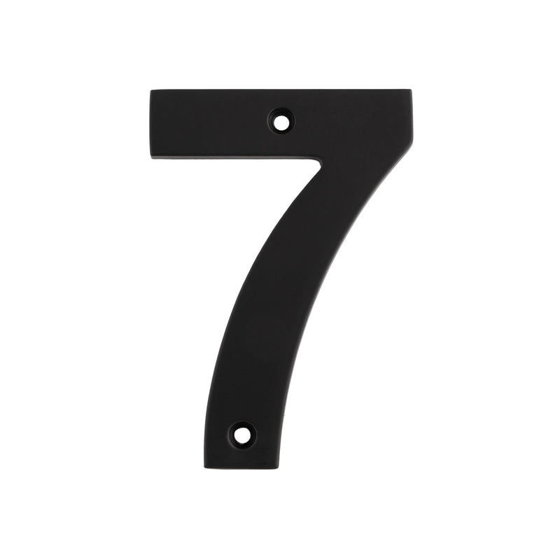 100 X 70 X 5Mm - Number 7 - Face Fix - Matt Black