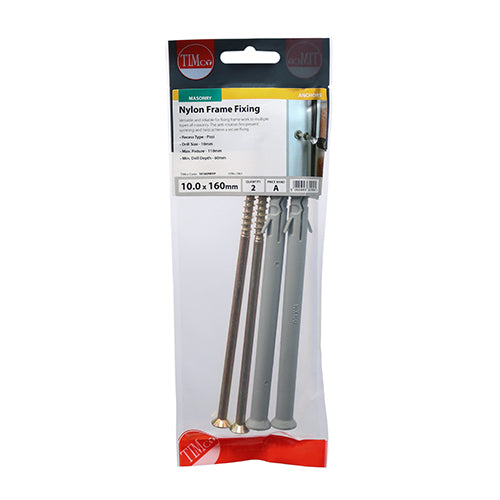 TIMCO Nylon Frame Fixings — Trade Pack