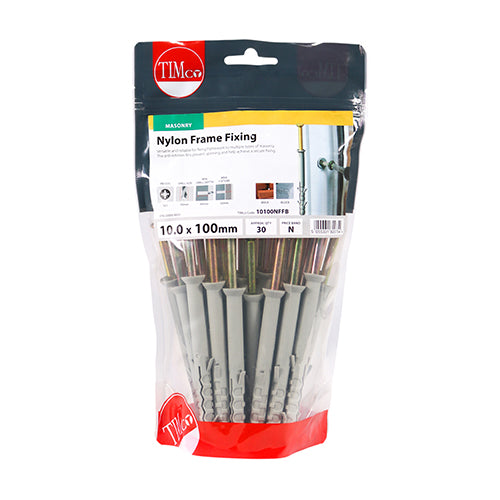 TIMCO Nylon Frame Fixings — Bag