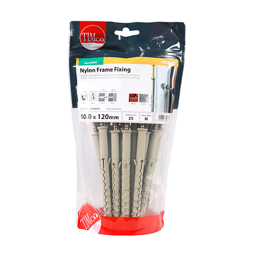 TIMCO Nylon Frame Fixings — Bag