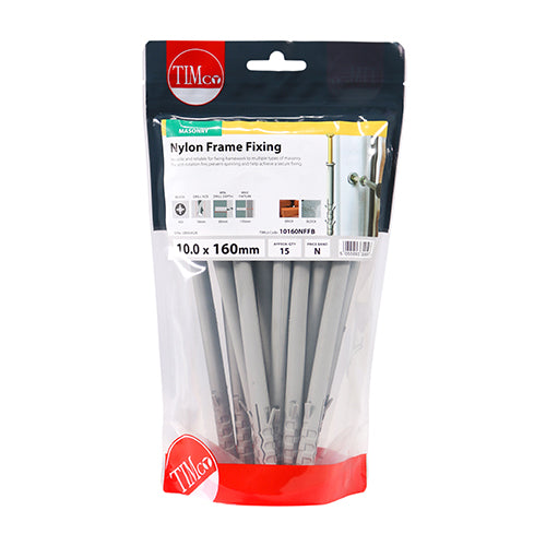 TIMCO Nylon Frame Fixings — Bag