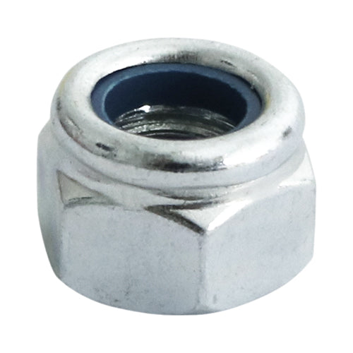 TIMCO Nylon Insert Nuts Type P DIN982 Silver — Trade Pack