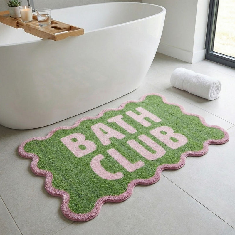 Nylon Printed Bathroom Bath Club Mat