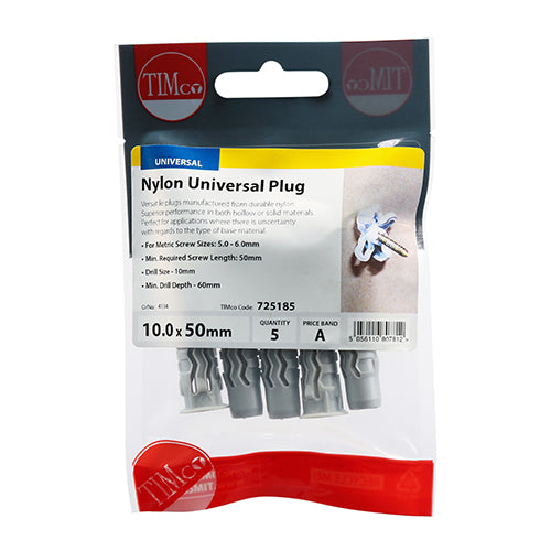 TIMCO Nylon Universal Plugs