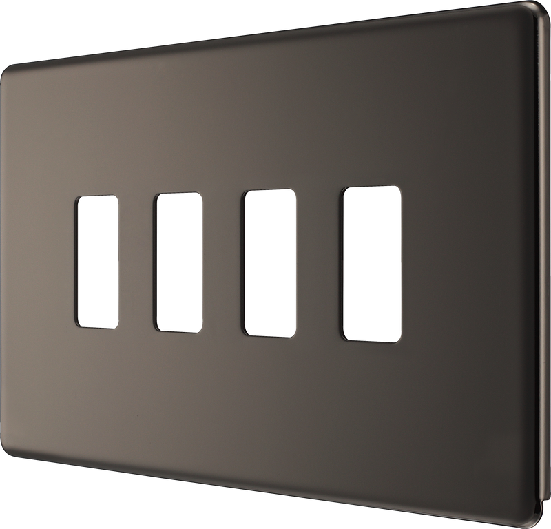 BG Electrical Grid - 4 module, rectangular