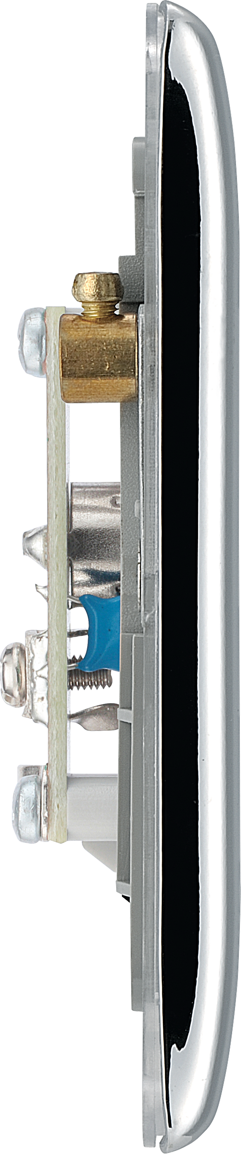 BG Electrical Nexus Metal Polished Chrome - Single, isolated, co-axial