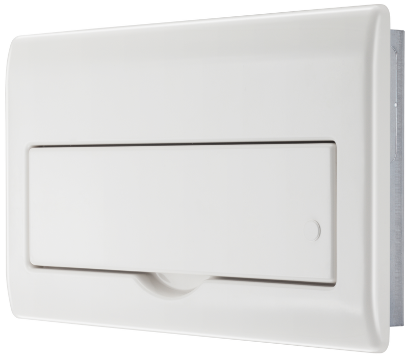 BG Circuit Protection Dual RCD SPD - 16 module, 8 way, 100A Main Switch, 80A/80A Type A RCD, 8 MCB's, Type 2 SPD