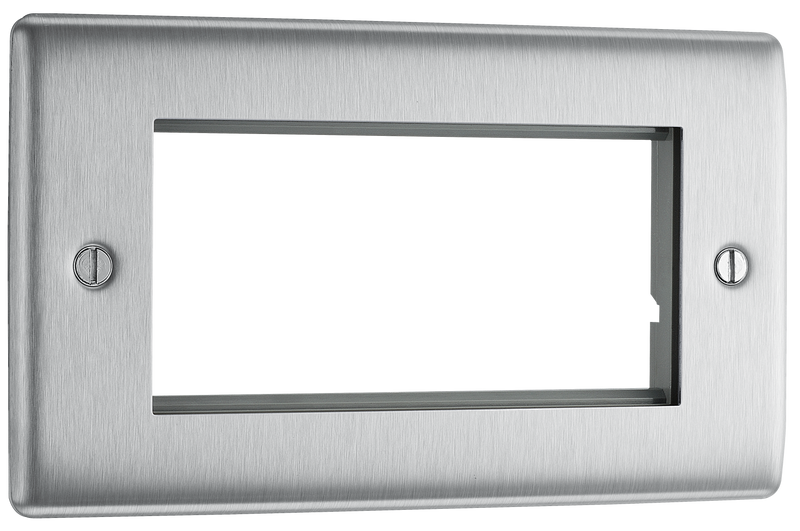 BG Electrical Euro Module - 4 module - rectangular