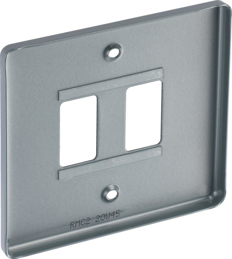 BG Electrical Grid - 2 module, square