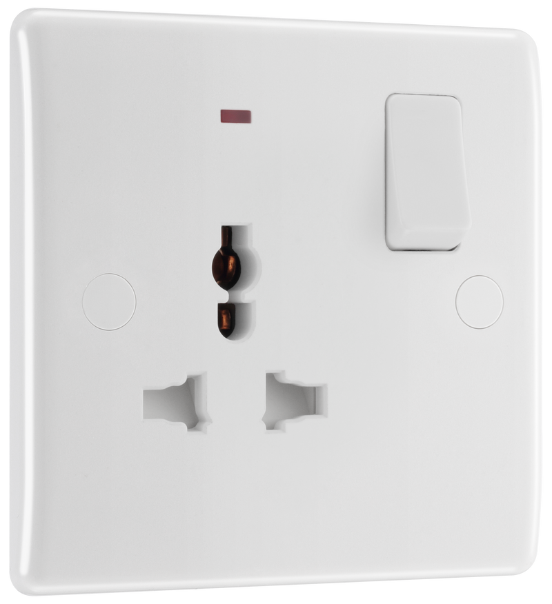 BG Electrical 800 Series - Single, switched, universal with indicator (export only)