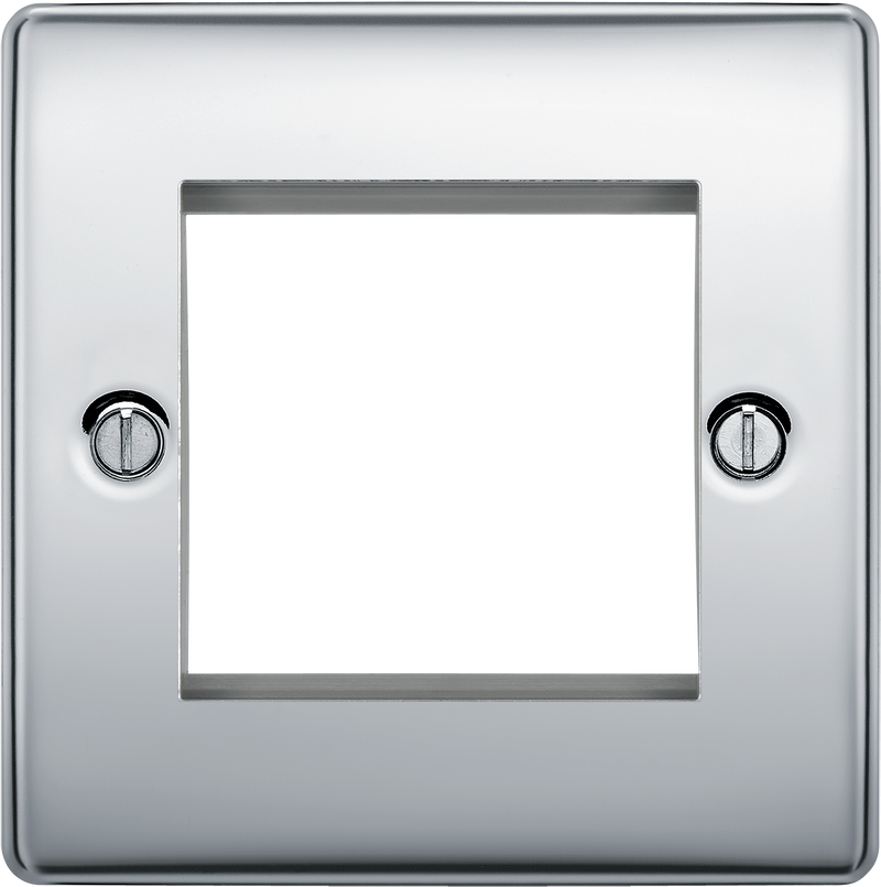 BG Electrical Euro Module - 2 module - square
