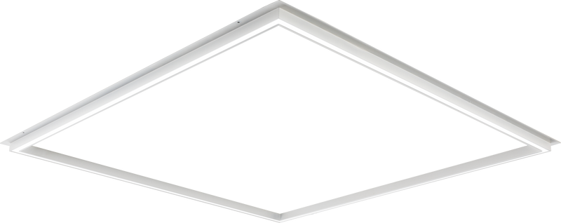 Luceco Luxframe - LuxFrame RAL 9016 recessed panel 595x595mm 3500lm 41w dim