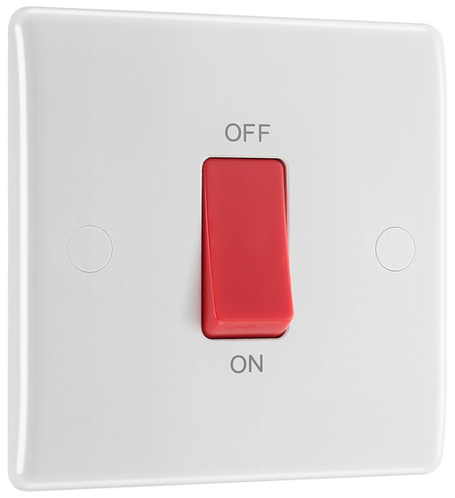 BG Electrical 800 Series - 45A, double pole, single plate