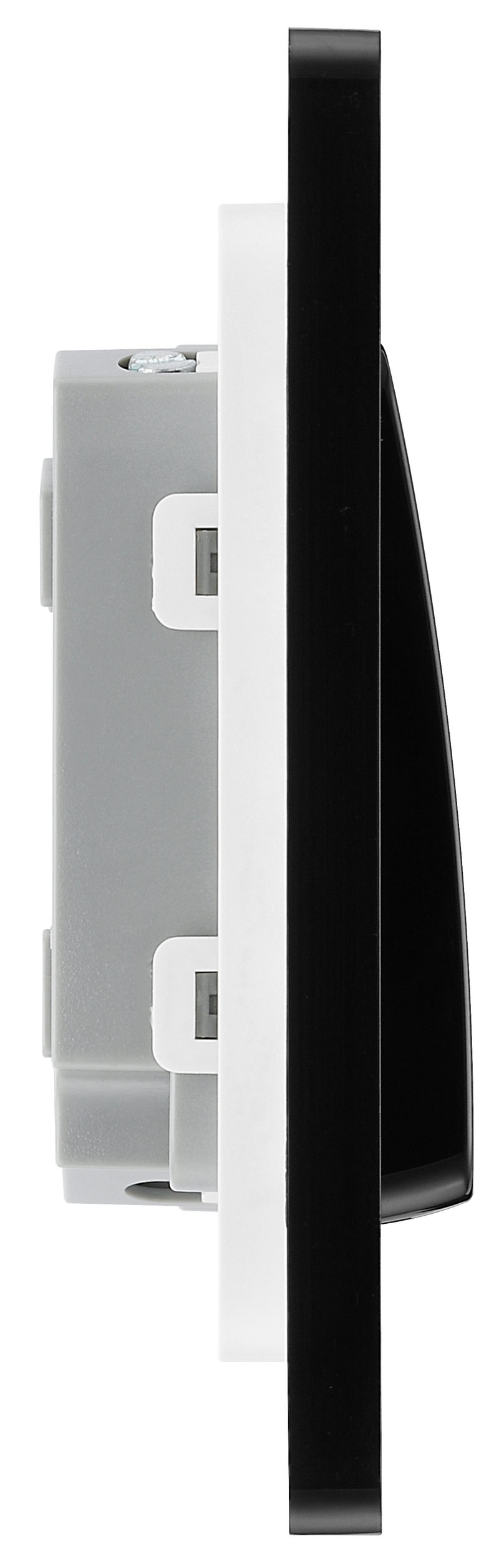 BG Electrical Evolve Satin Brass - Double, 2 way switch, wide rocker