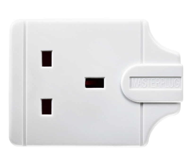 Masterplug Basic - 1 Socket, 13A, White