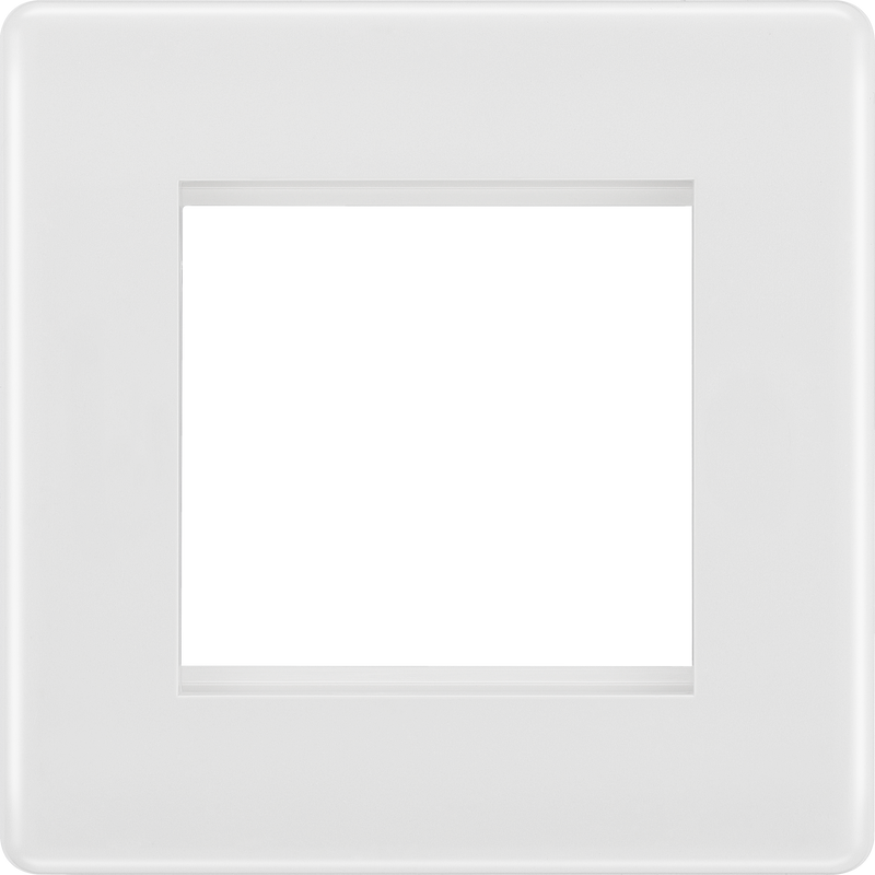 BG Electrical Euro Module - 2 module - square